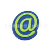 Acessórios para sapatos com furos feitos em Dongguan flor de sapato diy fivela de sapato de PVC decoração furos sapatos de jardim acessórios de desenho animado letras