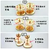 Pendientes de Calabaza Pequeña Qilin Versión Alta para Mujer Lujo Ligero Sensación de Alta Gama Chapado en Oro Rosa 18K Ágata Roja Pendiente de Diamante Completo Joyería ins