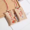 Bolsita Aromática para el Festival del Medio Otoño, Bolsita Estilo Chino, Bolsita para Colgar en el Cuello, Colgante de Bolsa de la Suerte Estilo Chino, Bolsa de Bendición para la Buena Suerte y el Éxito Académico, Bolsa Vacía