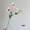 4 Cabeças Flor de Anêmona Flor Artificial Decoração Ranúnculo Arranjo de Flores de Mesa Decoração de Corredor de Casamento Arranjo de Flores Gérbera Rosa Maithai
