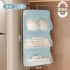 Popular bolsa de almacenamiento de malla colgante de múltiples capas para organizar ropa interior, calcetines y otros artículos; bolsa de almacenamiento de pared para detrás de la puerta del armario