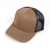Gorra logo personalizado impresión patrón impreso grupo de viaje construido DIY malla visera solar gorra de béisbol