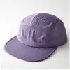 Boné de Baseball de Verão Fino Secagem Rápida Cor Sólida Xadrez Macio Aba Reta para Homens e Mulheres, Chapéu de Sol Simples Respirável Versátil para Casais