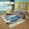 Tapete Moderno Minimalista para Sala de Estar Tapete Popular Ins Escandinavo para Quarto ao Lado da Cama Tapete para Casa Inteira Tapete Tapete