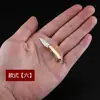 Em estoque Faca Mini Faca Dobrável Faca de Bolso Legal Faca de Latão Chaveiro Desembalagem Expressa Desembalagem Faca Pequena
