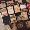 Adesivos em caixa de pássaro italiano Time Hotel series retro hand account diary DIY adesivos de vedação decorativos 24 em 6
