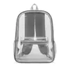 Renderizações de Design GratuitasMochilas Escolares Transparentes Personalizadas com Logo para Estudantes, Sacos de Armazenamento em PVC