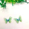 Camada Dupla com Diamantes 3cm Tule Borboleta Feito à Mão diy Adesivos Faciais Maquiagem para Olhos Grampos de Cabelo Acessórios de Cabeça Acessórios para Roupas Acessórios Disparo