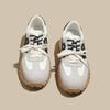 Zapatos de Entrenamiento Retro Agande para Mujer 2025 Nuevo Primavera y Verano Popular Amarillo Aumento de Altura Zapatos Casuales Combinación de Colores Zapatos Deportivos para Mujer