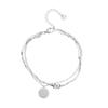 Pulsera de Acero Inoxidable Hueso de Serpiente para Mujer Estilo Francés de Alto Desgaste Acero de Titanio Diseño Europeo Transfronterizo Venta al por Mayor Moda Ins