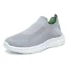 Sapatos Masculinos Tênis Esportivo de Malha Respirável Calçados Slip-On Preguiçosos Sapatos Casuais Confortáveis Sapatos Respiráveis para Caminhada para Homens