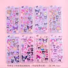 Pegatinas de Relieve Estéreo de Dibujos Animados Lindas Divertidas 3D Luminosas de Diamantes de Cristal Pegatinas Decorativas para Funda de Teléfono de Niña