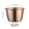 Xícara de Molho de Aço Inoxidável 304 para Uso Doméstico, Xícara Dourada para Molho de Mergulho, Prato de Temperos para Salada e Molho de Tomate, 70ml