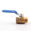 Fabricante Procesamiento y Personalización Varilla de Cobre Manual Gas Válvulas de Bola de Alambre Interno y Externo Lao Luo Azul Mango Largo Latón Válvulas de Bola Internas y Externas Venta al por Mayor