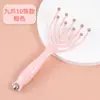 Pente de Massagem de Nove Garras para Estimulação dos Meridianos da Cabeça, Massageador de Pontos de Acupuntura, Ferramenta de Relaxamento e Levantamento do Couro Cabeludo, Massageador com Bolinhas Rolantes
