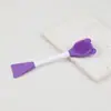 Brocha de Silicona para Mascarilla, Brocha Suave para Mascarilla, Brocha en Forma de Abanico para Ácido Frutal, Brocha de Maquillaje, Brocha de Belleza, Aplicador de Mascarilla de Barro, Herramienta de Belleza