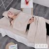 Toalha de Beleza Absorvente Espessa Veludo Coral Cobertor de Moxabustão Lençóis para Cama de Estética Letras com Logo Toalha para Cama de Salão de Beleza