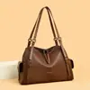 Bolso para Mujeres de Mediana Edad con Textura de Lichi, Bolso Tote de Gran Capacidad, Moderno y Elegante, Bolso de Mano y Bolso de Hombro Casual y Versátil
