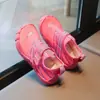 Zapatillas de Velcro para Niños Modelo Nuevo Primavera y Otoño 2026 Zapatos Casuales Versátiles Transpirables para Niñas Suela Suave Antideslizantes Zapatillas de Correr
