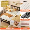 Cama Infantil de Hierro Forjado, Cama Convertible, Cama Grande, Cuna Ampliada, Cama Individual para Niños, Cama de Princesa para Niñas, Cama de Noche