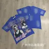 Duaa Transfronteiriça Hip-Hop Harajuku Curta Moda Streetwear Gótica Unissex Punk Casual Algodão Solta Camiseta