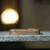 Bodhisattva Ajedrez Carvado de Madera de Águila 461 Colgante Unilateral Marca Zaki Estilo Chino Juguete de Madera de Mano para Colgar en el Cuello