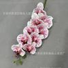 Exportación al por mayor Fábrica transfronteriza Nuevo Película con tacto de impresión 3D Flores artificiales 9 Cabezas Phalaenopsis simulado
