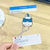 Chiikawa, Hachiware, Usagi comiendo tarjetas acrílicas transparentes, tarjetas engrosadas para tomar fotos