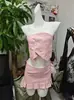 Lencería Sexy para Mujer, Conjunto de Uniforme de Chica Conejito Sexy Puro Deseo Estilo Abstinencia, Falda Hot Girl, Top sin Tirantes, que Muestra la Cintura, Venta al por Mayor