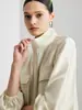 Camisa Entrançada com Proteção Solar para Mulheres, Novo Estilo Primavera/Verão 2026, Cor Sólida Nanyou, Luxo Leve, Toque de Alta Qualidade, Jaqueta Fina