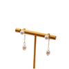 Pendientes de borlas de perlas de estilo coreano para mujer, ligeros, lujosos, elegantes, con un toque moderno, sencillos y combinables con todo.