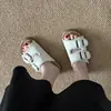 Fivela de Cinto Moda Casual Novo Estilo Chinelos Tipo Birkenstock para Uso ao Ar Livre 2026 Nova Primavera Chinelos Slip-On de Solado Grosso
