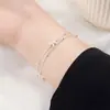Pulsera de Doble Capa con Lazo Yinzhen para Mujer Plata de Ley S925 Nueva Popular Lujo Accesible Nicho Exquisita Joyería de Mano de Gama Alta