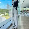 Outono e Inverno Novos Calças Banana Streetwear Casuais Largas Calças Esportivas Americanas Tendência Cintura Alta Reta Calças de Moletom Unissex Atacado