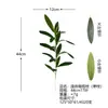 Planta artificial hojas de olivo, plantas verdes con frutos de olivo integrados, varias especificaciones, para decoración de jardín y proyectos, venta al por mayor desde el fabricante