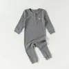 Mameluco para Bebé 2026 para Primavera y Otoño, Unisex para Bebé de Manga Larga Lenzing Modal, Ropón para Casa de Recién Nacido