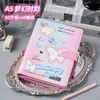 Cuaderno de Mariposa de Buena Suerte de Alta Apariencia Cuaderno Portátil para Estudiantes y Niñas Cuaderno de Diario Estilo de Hojas Sueltas