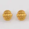 Aço Inoxidável 304 Banhado a Ouro 18K Pulseira de Contas Perfuradas Colar Contas Espaçadoras Espaçador Camélia Acessórios DIY