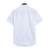 TB Verão Feminino Nova Camisa Manga Curta Lapela Casual All-match Unissex Carcela Interna Fita Camisa Manga Curta