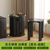 Banqueta de Madeira Maciça para Uso Doméstico, Empilhável com Rodas, Banqueta Empilhável com Armazenamento, Banqueta Reserva para Convidados, Banqueta Redonda Estilo Chinês Novo