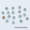 Dongzhou Cristal Redondo Diamante 6mm Colorido Fundo Pontiagudo Diamante Boutique Cristal K9 Brilhante Strass Redondo Pontiagudo Acessórios para Brincos Atacado
