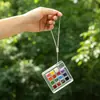 Acuarelas sólidas 15 colores mini viaje portátil pintura acuarela set arte pintado a mano al por mayor pinturas