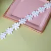 Negro y Blanco Roto Flores Pequeñas Encaje Bordado Soluble en Agua Adornos Accesorios Hecho a Mano DIY Materiales para Ropa