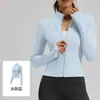Novedad de Otoño para Mujer, Ropa de Yoga Ajustada Adelgazante de Manga Larga para Uso en Exteriores, Chaqueta Deportiva para Correr, Fitness, Yoga
