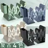 Soporte retráctil para libros Estantería grande con portalápices Estudiantes de secundaria Estante de almacenamiento de libros para escritorio Soporte para libros con panel plegable fijo