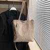 Bolso informal de gran capacidad y color liso, moderno, de invierno 2023, combina con todo, estilo coreano, bandolera de hombro, bolso de mano