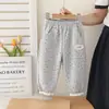 Calça de Moletom Infantil Inverno 2025 Nova para Bebê Menina Calças Casuais para Meninas Peça Única Dropshipping Calças de Moletom de Lã para Meninas