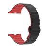 Para Apple Apple iwatch Correa de Reloj Tres Tiras Silicona Magnética Generación S10 Universal S9 Correa de Dos Colores