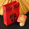 2025 Nuevo Llavero Lámina de Oro Taiwán Baishun Mami Colgante Sobre Rojo Colgante Valiente Moneda de Oro Viaje Regalo Práctico