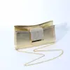 Bolsa de Mão Estilo Novo, Bolsa de Festa Exquisita e Elegante com Diamantes, Bolsa de Socialite, Bolsa para Vestido de Festa, Bolsa Versátil com Corrente